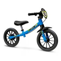 Bicicleta Balance Bike Masculina Azul Aro 12 - Nathor