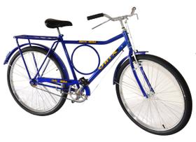 Bicicleta barra onix freio varao com raio grosso cor azul