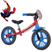 Bicicleta Bicicletinha Balance Infantil Spider Man / Homem Aranha - Nathor Treinar o Equilíbrio