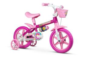 Bicicleta Bicicletinha Flower Meninas Aro 12 - Nathor