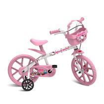 Bicicleta Bicicletinha Infantil Aro 14 Hello Kitty - Bandeirante