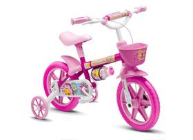 Bicicleta Bicicletinha Infantil Flower Aro 12 - Nathor