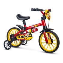 Bicicleta Bicicletinha Infantil Mickey Aro 12 - Nathor