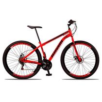 Bicicleta Bike Aço 21 Marchas Velocidades Aro 29 Ferrari