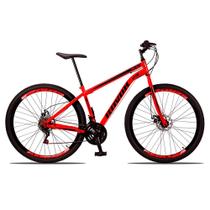 Bicicleta Bike Aro 29 Aço 21 Marchas Velocidades Freio a Disco