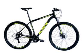 Bicicleta bike aro 29 mtb alumínio ksx sd7 24v marchas freio a disco
