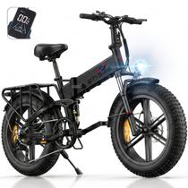 Bicicleta Bike Eletrica Dobravel 1000w Autonomia 120km 2 Amortecedores Freio Disco Cadeado Alarme Velocidade 32km
