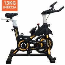 Bicicleta Bike Ergometrica Spinning Academia Fitness Profissional 120kg Roda 13kg Silenciosa