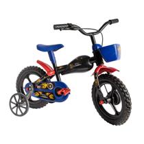 Bicicleta Bike Infantil Aro 12 Moto Bike Com Freio E Cesta - Styll