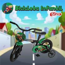 Bicicleta Bike Infantil Aro 12 Radical Kid Carro Menino 25kg - Styll