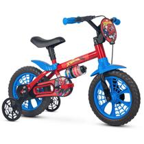 Bicicleta Bike Infantil Masculina 3 a 5 Anos Aro 12 Homem Aranha Nathor