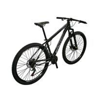 Bicicleta Bike Mtb Aro 29 South Storm 21 Marchas Preto e Cinza