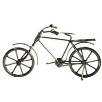 Bicicleta Bike Rony Enfeite Decorativo Prata 17X11X6cm MT