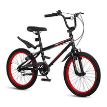 Bicicleta BMX HIMcup Infantil 20 Polegadas Monocâmbio Vermelha Bicicleta BMX HIMcup Infantil 20 Polegadas Monocâmbio Vermelha