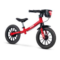 Bicicleta C/ Cesto Infantil Aro 12 Equilíbrio Crianças Bike Iniciantes Caminhar Andar Brinquedo Menino Menina Passear Sem Pedal