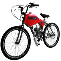 Bicicleta Caiçara Motor 80cc Carenagem - Rocket