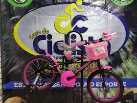 Bicicleta Cairu Aro 16 com Cesta Feminina C-High