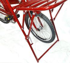 Bicicleta Cargueira Carga Pesada Food Bike Multiuso Vermelha - Samy