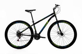 Bicicleta Cazelle Napoli Aro 29, Quadro 15.5, Freio a Disco Dianteiro e Traseiro 21 Marchas, Garfo Rígido