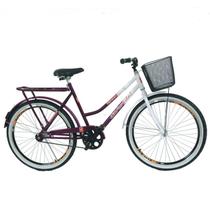 Bicicleta ciclo bye aro 26 aero com cesta /feminina - violeta - Depedal Bikes