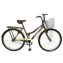 Bicicleta ciclo bye-miami beach aro 26 com cesta /feminina - marrom - Depedal Bikes