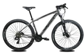 Bicicleta cinza aro 29 , para ciclismo Bicicleta cinza aro 29 , para ciclismo