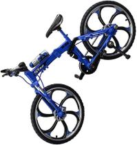 Bicicleta Coleção Miniatura Metal Bike Dobrável Mountain Bike Die Cast(AZ)