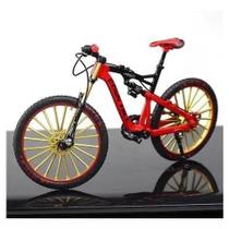 Bicicleta Coleção Miniatura Metal Bike Dobrável Mountain Bike Die Cast(VR)