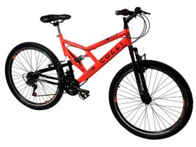 Bicicleta Colli 148/12 Aro-26 Dupla Suspensão 21 Marchas Laranja