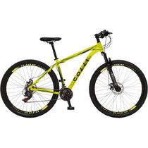 Bicicleta Colli Aluminio ARO 29 Freio a Disco 21 Marchas - 531.13 Amarelo Neon