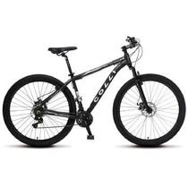 Bicicleta Colli Aluminio ARO 29 Freio a Disco Shimano 21 Marchas - 531.11 Preto Fosco