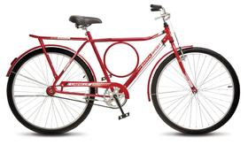 Bicicleta Colli Barra Sport Aro 26 em Ferro Com Bagageiro e Capa Corrente