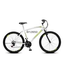 Bicicleta colli cb500 aro 26 18 marchas freio v-brake cor branco Bicicleta colli cb500 aro 26 18 marchas freio v-brake cor branco