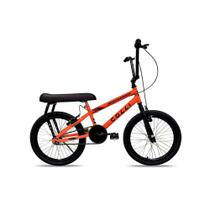 Bicicleta Colli Montadinha Aro 20 Selim Mobik Bagageiro Cor Amarelo Neon Tamanho Do Quadro 12 Laranja