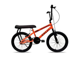 Bicicleta Colli Montadinha Aro 20 Selim Mobik Bagageiro Cor Amarelo Neon Tamanho Do Quadro 12