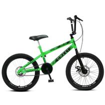 Bicicleta Colli Skill Boy Freios A disco Aro 20 Verde Neon Bicicleta Colli Skill Boy Freios A disco Aro 20 Verde Neon