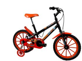 Bicicleta colli spinossauro aventuras aro 16 s/m masc preto fosco d Bicicleta colli spinossauro aventuras aro 16 s/m masc preto fosco d