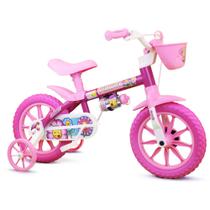 Bicicleta com Rodinha Aro 12 Infantil Feminina Flower Bicicleta com Rodinha Aro 12 Infantil Feminina Flower
