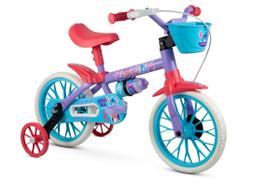 Bicicleta Com Rodinhas Aro 12 Bike do Stitch Nathor Disney