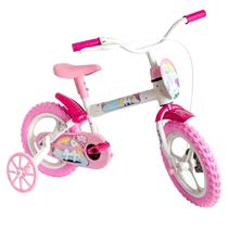 Bicicleta com Rodinhas de Unicórnio Meninas Premium Styll Kids