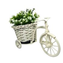 Bicicleta com Vaso e Buque de Flores Margaridas