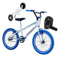 Bicicleta Cross BMX Aro 20 Freestyle C/Rodinha Acelerador