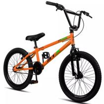 Bicicleta Cross Stx Aro 20 Infantil Freio V-brake Laranja e Verde