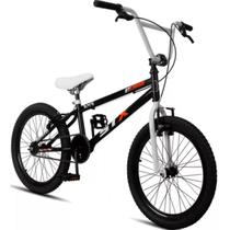 Bicicleta Cross Stx Aro 20 Infantil Freio V-brake Preto e Laranja
