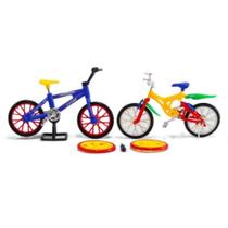 Bicicleta de dedo brinquedo radical obstaculos brincadeira mão - TOYS