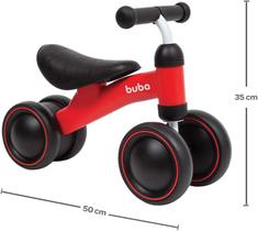 Bicicleta De Equilíbrio 4 Rodas Andador Educador Infantil - Bubba