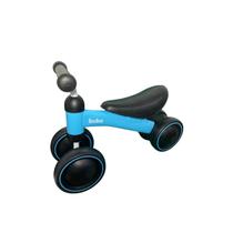 Bicicleta De Equilíbrio 4 Rodas Buba Infantil Sem Pedal Cor Azul
