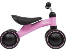 Bicicleta De Equilíbrio 4 Rodas Infantil Rosa Buba