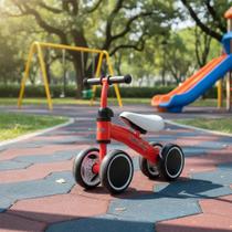 Bicicleta De Equilíbrio 4 Rodas Sem Pedais Bike Equilíbrio Bebê Criança Diversão