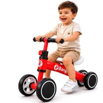 Bicicleta de Equilibrio 4 Rodas Sem Pedal Bang Toys Balance Vermelho Bicicleta de Equilibrio 4 Rodas Sem Pedal Bang Toys Balance Vermelho